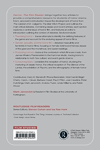 Horror the Film Reader (In Focus: Routledge Film Readers)