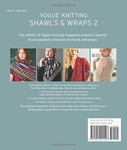 Vogue Knitting: Shawls & Wraps 2 — back cover