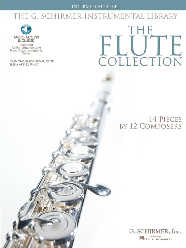 The Flute Collection - Intermediate Level  Flute Solo Sheet Music for Intermediate Players with Piano Accompaniment and Online Audio Access  ... Composers (The Schirmer Instrumental Library)