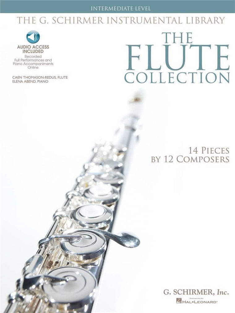 The Flute Collection - Intermediate Level  Flute Solo Sheet Music for Intermediate Players with Piano Accompaniment and Online Audio Access  ... Composers (The Schirmer Instrumental Library)