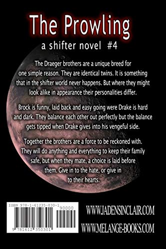 The Prowling (Shifter) — back cover
