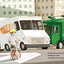 Twenty Big Trucks in the Middle of the Street by Mark Lee