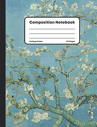 Composition Notebook: Vincent Van Gogh Almond Blossoms Painting College Ruled Notes Journal