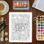 Color The Psalms: Inspired To Grace: Christian Coloring Books