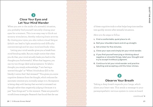 5-Minute Stress Relief: 75 Exercises to Quiet Your Mind and Calm Your Body