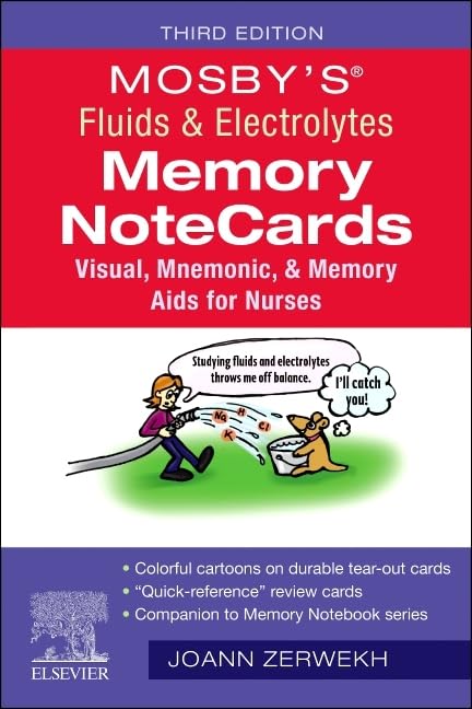 Mosby's Fluids & Electrolytes Memory NoteCards