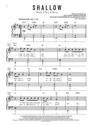 Shallow: from A Star Is Born, Sheet (Original Sheet Music Edition)