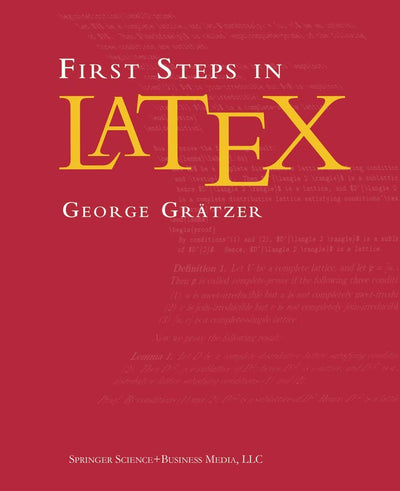 First Steps in LaTeX