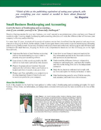 Keeping the Books: Basic Recordkeeping and Accounting for Small Business (Small Business Strategies Series)