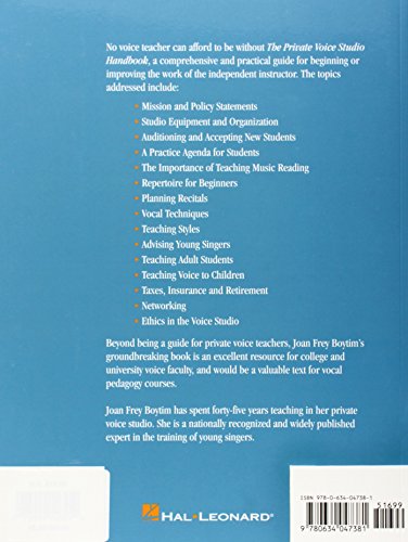 The Private Voice Studio Handbook Edition: A Practical Guide