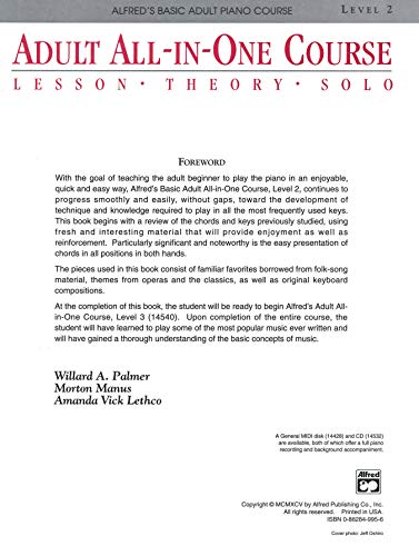 Adult All-in-one Course: Alfred's Basic Adult Piano Course