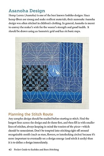Pocket Guide to Sashiko and Boro Stitching: Carry-Along Reference to Stitches, Tools, and Projects (Landauer) Detailed How-To, 2 Step-by-Step Projects, Design Examples, History, and More