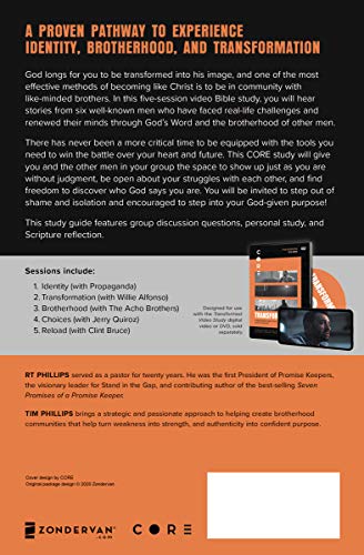 Transformed Bible Study Guide: Embracing Our True Identity and Purpose (CORE for Men)