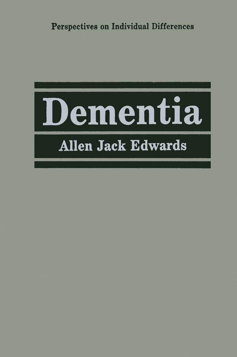 Dementia (Perspectives on Individual Differences)