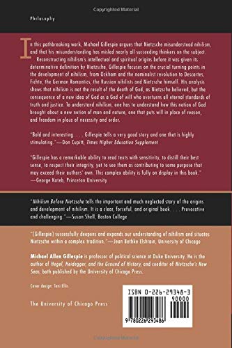 Nihilism Before Nietzsche (Phoenix Poets (Paperback))