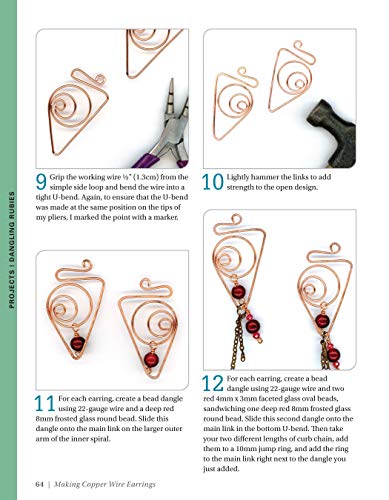 Making Copper Wire Earrings: More Than 150 Wire-Wrapped Designs (Fox Chapel Publishing) DIY Projects with Step-by-Step Instructions & Photos, Tools & Materials Lists, and Helpful Tips from Lora Irish
