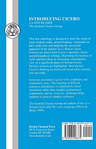 Introducing Cicero: A Latin Reader (Latin Texts)