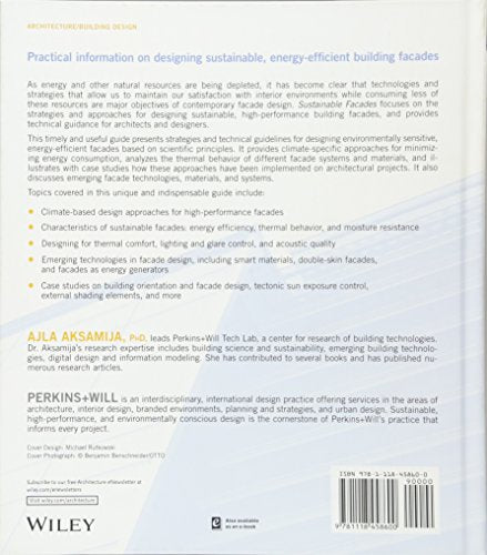 Sustainable Facades: Design Methods for High-Performance Building Envelopes