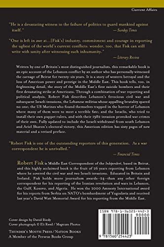 Pity the Nation: The Abduction of Lebanon (Nation Books) — back cover