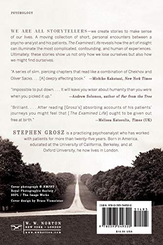 The Examined Life: How We Lose and Find Ourselves by Grosz,