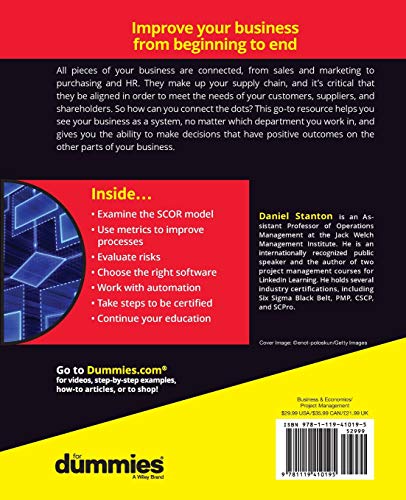Supply Chain Management for Dummies (For Dummies (Business & Personal Finance))