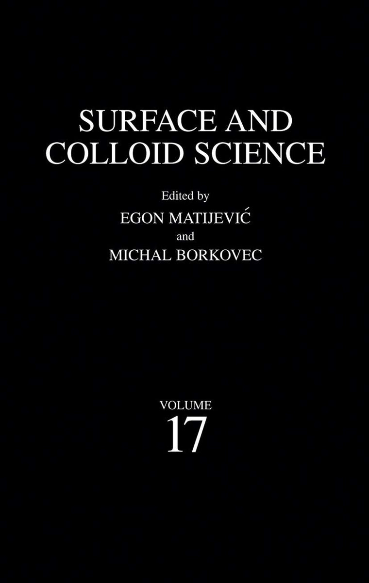 Surface and Colloid Science (Surface and Colloid Science, 17)