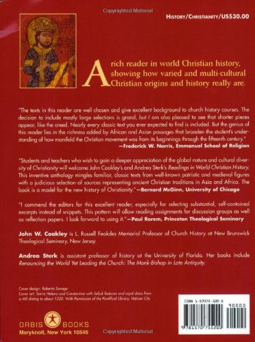 Readings in World Christian History