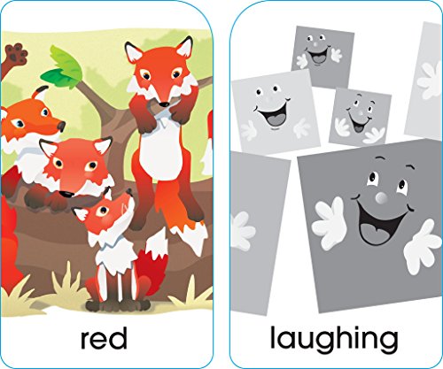 School Zone - Numbers, Colors & Shapes Puzzle Cards - Ages 4+, Numbers, Words, Vocabulary, Animal Names, Counting, and More