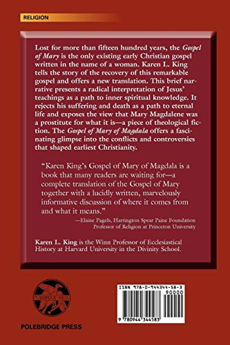 The Gospel of Mary of Magdala: Jesus and the First Woman Apostle