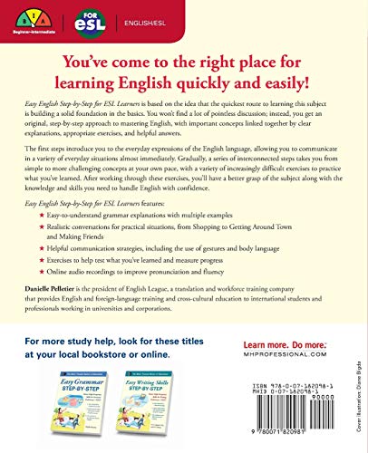 Easy English Step-by-Step for ESL Learners: Master English Communication Proficiency--FAST! (Easy Step-by-step)