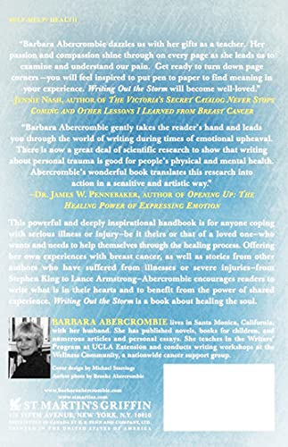 Writing Out the Storm: Reading and Writing Your Way Through Serious Illness or Injury