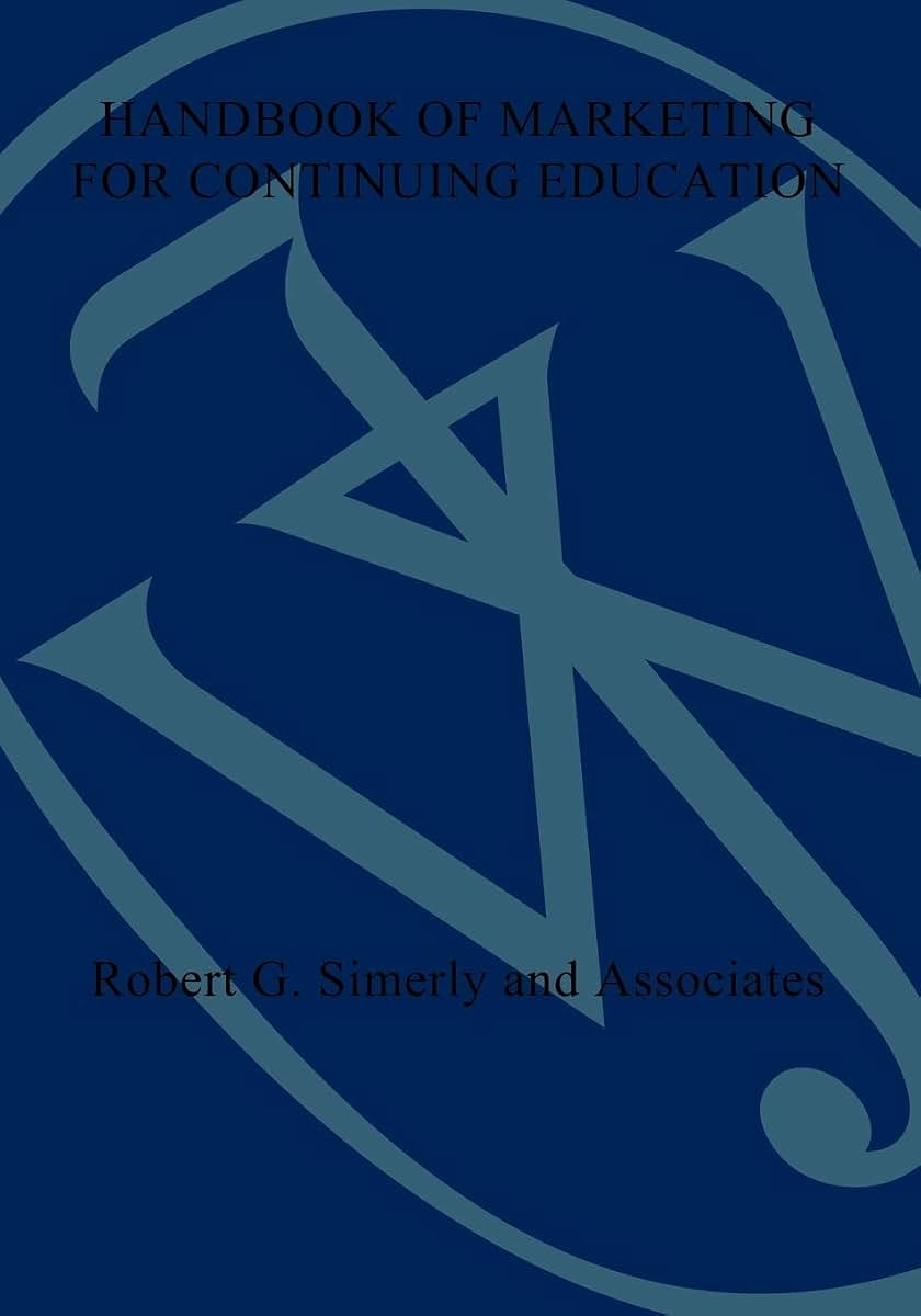 Handbook of Marketing for Continuing Education