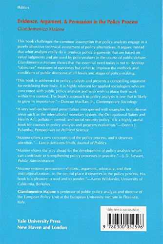 Evidence, Argument, and Persuasion in the Policy Process
