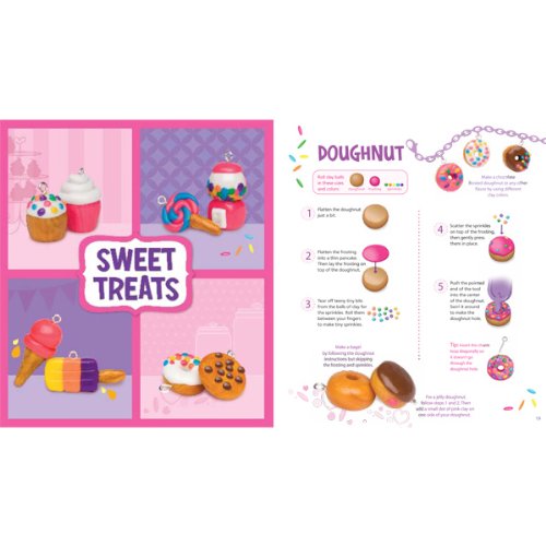 Make Clay Charms (Klutz Craft Kit) 8" Length x 1.19" Width x
