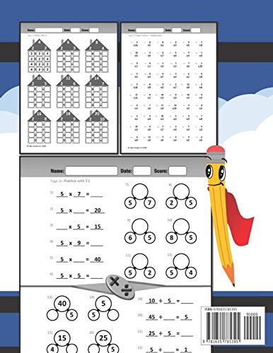 Multiplication and Division: Times Tables Workbook (With Answer Key) - Multiply and Divide Digits 0-12 - KS2 (Ages 7-11) (Grades 2-4) — back cover