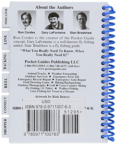 Pocket Guide - Fly Fishing Knots - Fly Fishing - Fishing Knots - Guide to Fly Fishing Knots- Gary LaFontaine - Ron Cordes - Stan Bradshaw