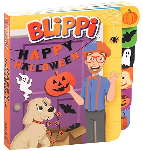 Blippi: Happy Halloween (Board Books with Tabs)