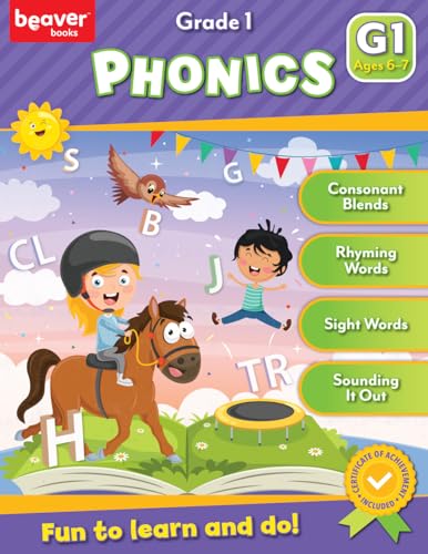 Head Start Phonics Workbooks: Ages 6-7 – 1st Grade Prep with Sticker Sheet (Grade 1 Workbook)