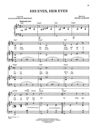 The Michel Legrand Songbook: Piano/Vocal/Chords