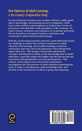 New Patterns of Adult Learning: A Six-Country Comparative Study