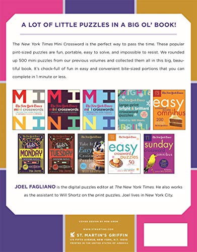 The New York Times Big Book of Mini Crosswords: 500 Fun-Size