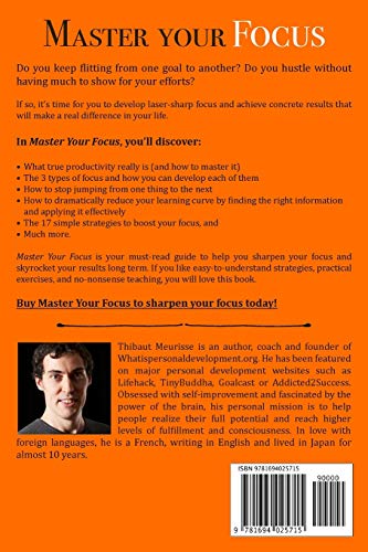 Master Your Focus: A Practical Guide to Stop Chasing the Next Thing and Focus on What Matters Until It's Done (Mastery Series)