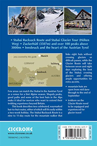 Trekking in the Stubai Alps — back cover