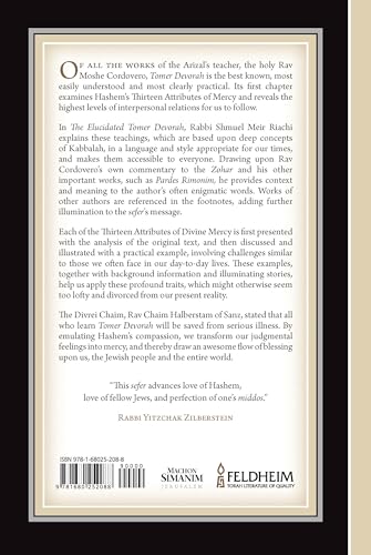 Elucidated Tomer Devorah 1: Learning Compassion Through Hashem's 13 Attributes of Mercy