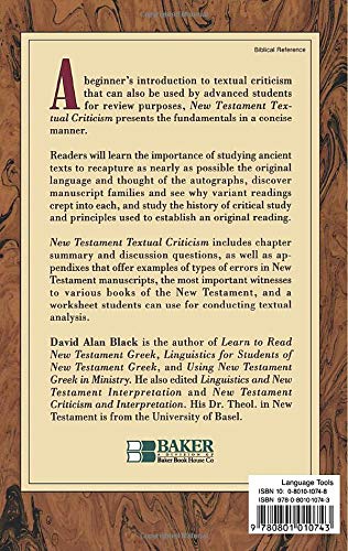 New Testament Textual Criticism: A Concise Guide
