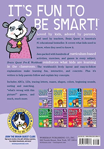 Brain Quest Workbook: Pre-K