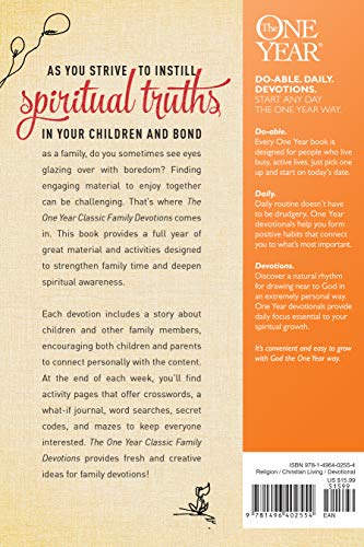 The One Year Classic Family Devotions (One Year Book of Family Devotions)