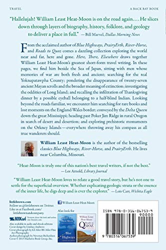 Here, There, Elsewhere: Stories from the Road — back cover