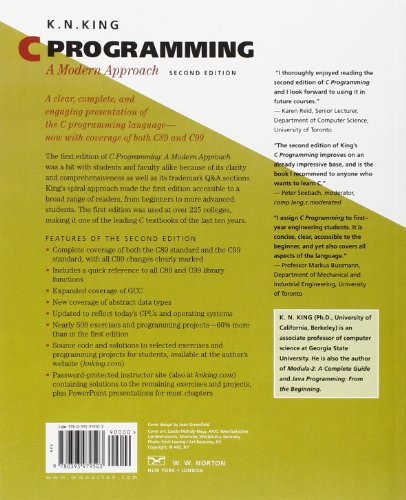 C Programming: A Modern Approach, 2nd Edition