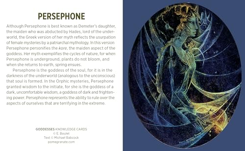 Goddesses Knowledge Cards : Paintings by Susan Seddon Boulet